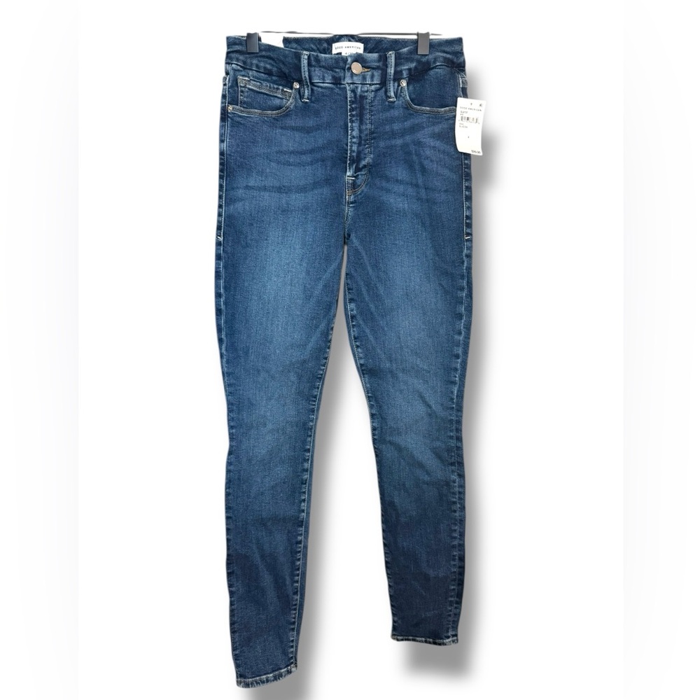 NWT Good American Good‎ Legs Jeans BLUE004 Sz 4 | 27